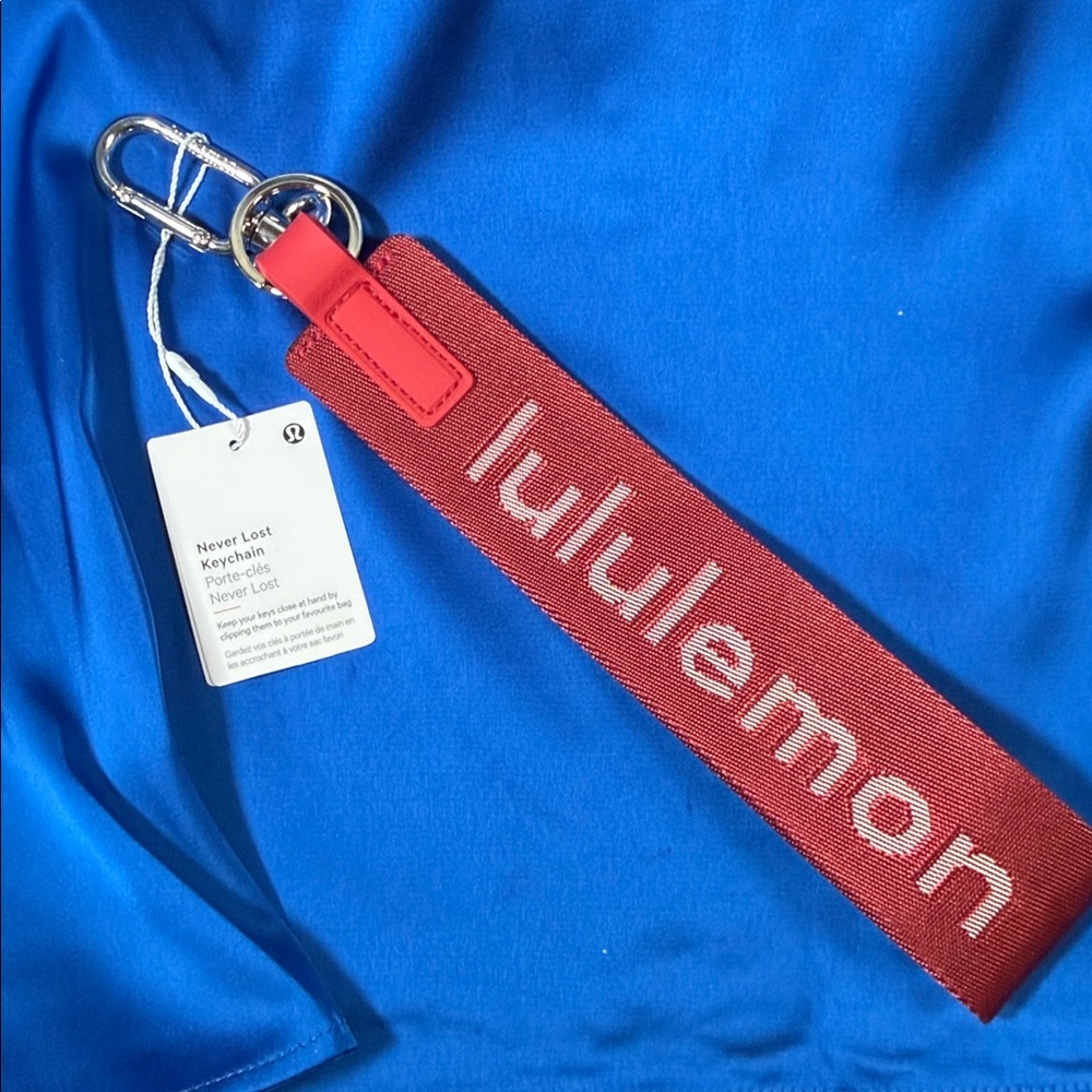 Brand new Lululemon Never Lost Keychain